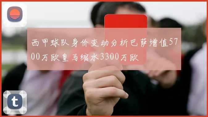 西甲球队身价变动分析巴萨增值5700万欧皇马缩水3300万欧