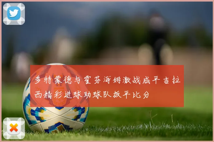 多特蒙德与霍芬海姆激战成平吉拉西精彩进球助球队扳平比分